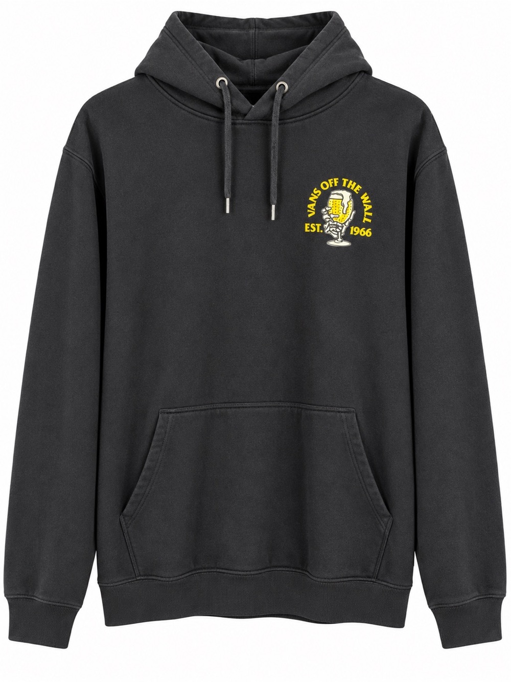 Vans Off The Wall Vintage Hoodie – Black, Size XL